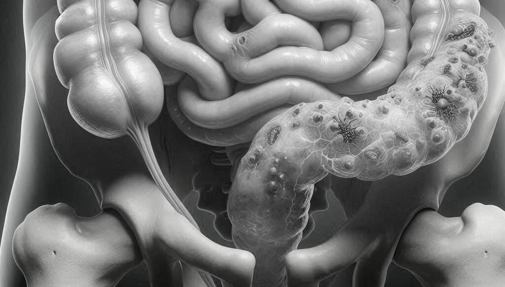 Lesiones del recto por parasitosis
